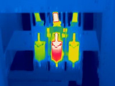 Wärmebild Elektrothermografie Sicherungskasten