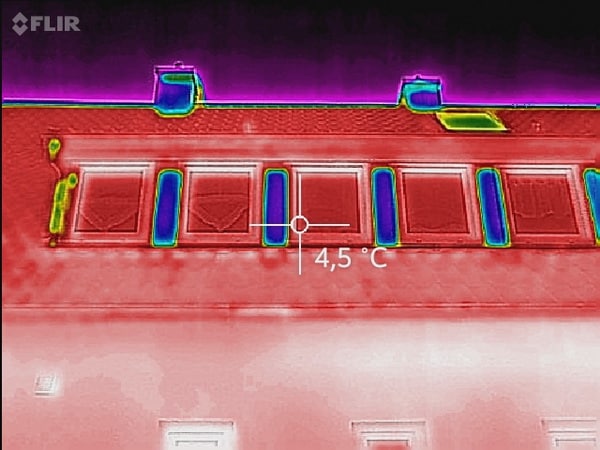 Gebäudethermografie Wärmebilder Thermografie Infrarot Allgäu München Stuttgart Ulm