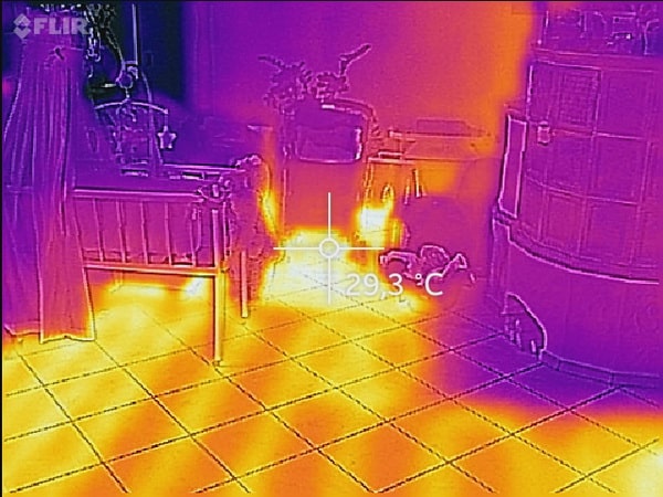 Wärmebilder Thermografie Infrarot helfen Heizkosten zu senken